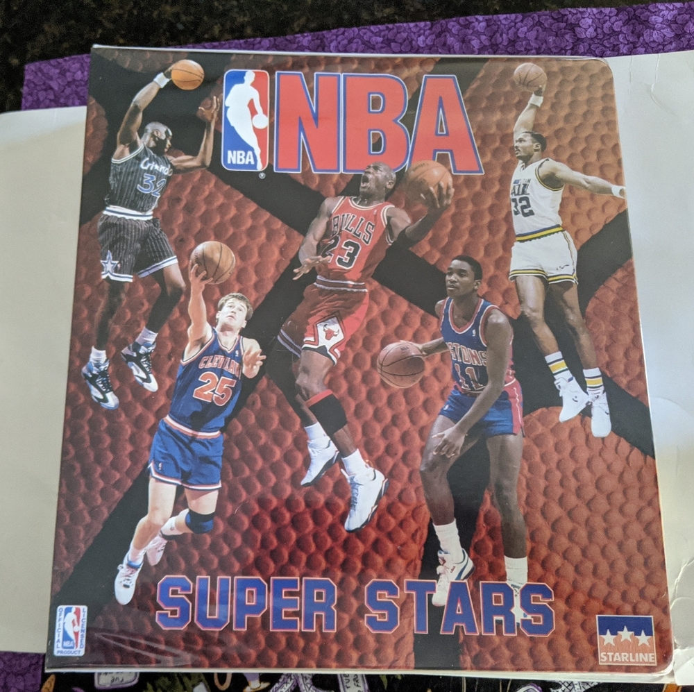 1993 Vintage Starline Binder Jordan Shaq Rare find